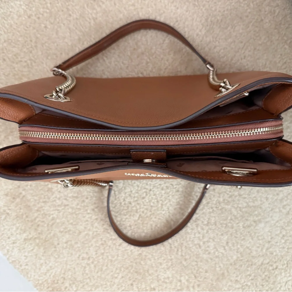 Kate Spade Tan Leather Shoulder Bag - Picture 3 of 8